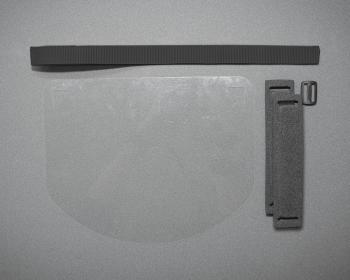 Gesichtsschutz/Gesichtsvisier BASIC klappbar aus 0,5 mm PET - robust und komfortabel