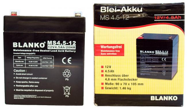 Simbatec Blei-Akku 12V
